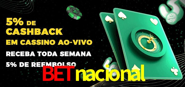 Promoções do cassino ao Vivo betnacional